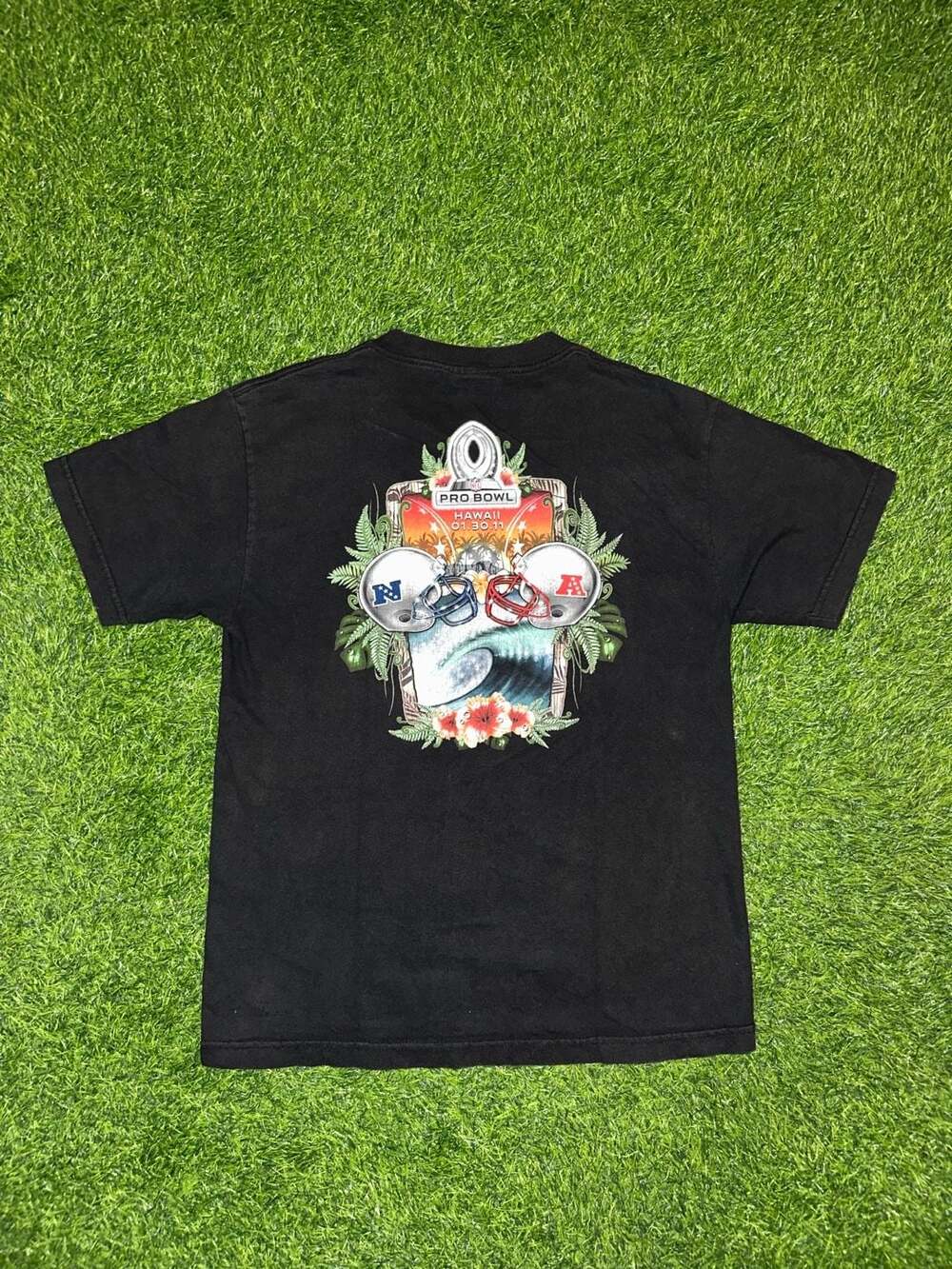 Reebok Pro Bowl Hawaii 2011 Size Medium Black T-Shirt